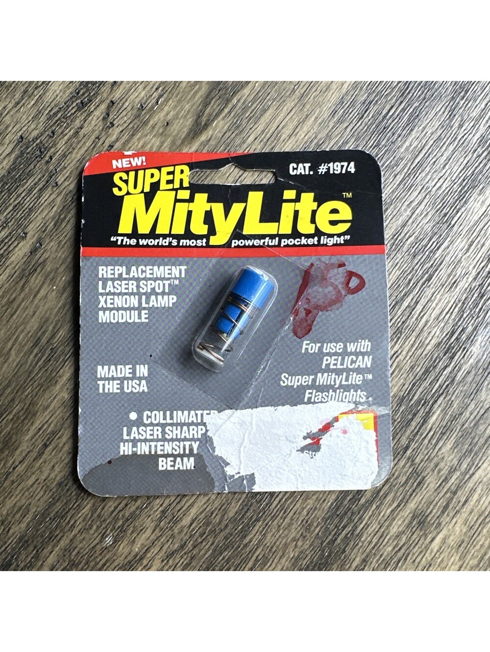 Pelican Super 1974 MityLite Laser Spot Xenon Lamp Module 1900-351-000